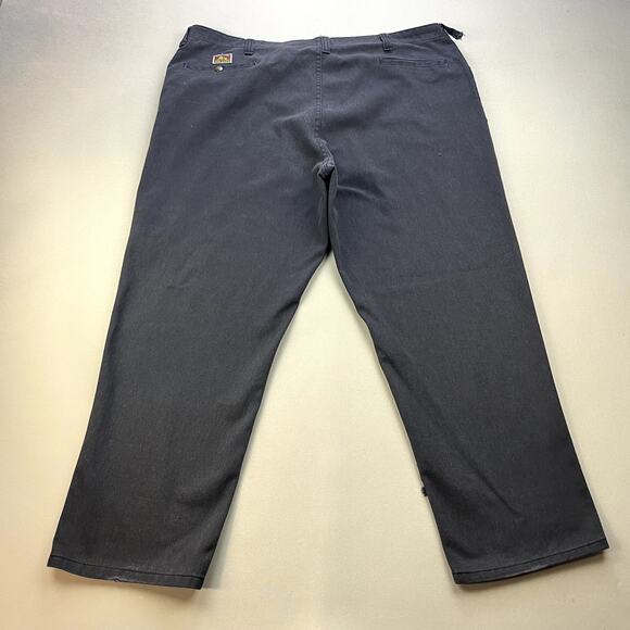 Vintage Ben Davis Pants Mens 48 Black Chino Straight Leg Gorilla Logo Workwear - Picture 1 of 14